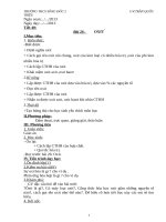 Giáo án  hóa 8 tuần 20 29 