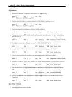 Health safety and nutrition for the young child 8th edition marotz test bank 