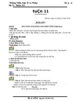 Giáo án cô thu (3b)   tuần 11 (năm học 2016 2017) 