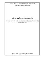 Một số giải pháp giúp trẻ 5 6 tuổi học tốt môn chữ cái 