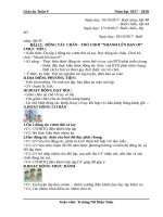 Giáo án cô toàn (thể dục)   tuần 9 (năm học 2017 2018) 