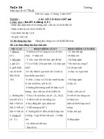 Giáo án cô duyên (1a)   tuần 26 (năm học 2016 2017) 