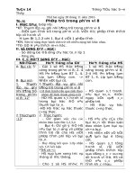 Giáo án cô duyên (1a)   tuần 14 (năm học 2016 2017) 