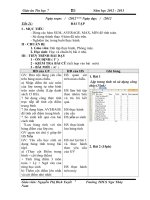 Giáo án tin học 7 tuần 11 18 