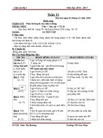 Giáo án cô hương (1d)   tuần 15 (năm học 2016 2017) 