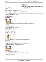 Giáo án cô anh (5a)   tuần 6 (năm học 2017 2018) 