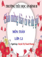 Viết các số đo độ dài dưới dạng số thập phân