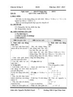 Giáo án số  6 tuần 20 29 