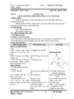 Giáo án hình học 7 tuần 20 29 