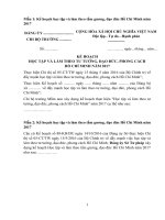 Kế hoạch học tập và làm việc theo tấm gương đạo đức hồ chí minh năm 2017