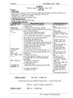 Giáo án cô duyên (1a)   tuần 6 (năm học 2017 2018) 