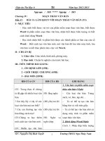 Giáo án tin 6 tuần 20 29 