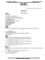 Giáo án cô ngọc (3b)   tuần 7 (năm học 2017 2018) 