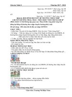 Giáo án cô toàn (thể dục)   tuần 8 (năm học 2017 2018) 