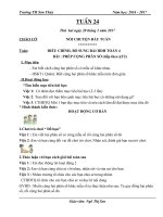 Giáo án cô sen (4c)   tuần 24 (năm học 2016 2017) 