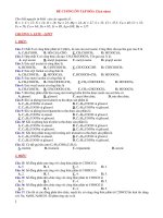 ĐỀ CƯƠNG ÔN TẬP HÓA 12(cả năm)