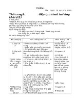 Giáo án môn thủ công lớp 3 