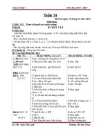 Giáo án cô lành (1c)   tuần 16 (năm học 2016 2017) 