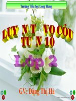 Tuần 10. MRVT: Từ ngữ về họ hàng. Dấu chấm, dấu chấm hỏi