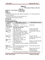 Giáo án cô lành (1c)   tuần 15 (năm học 2016 2017) 