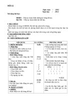 Giáo án TD 6 tuần 6 10 