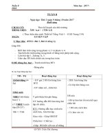 Giáo án cô hương (1d)   tuần 8 (năm học 2017 2018) 