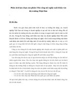 Phân tích lựa chọn sản phẩm thủ công mỹ nghệ xuất khẩu vào thị trường nhật bản 