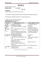 Giáo án cô lành (TNXH+ đạo đức)   tuần 4 (năm học 2017 2018) 