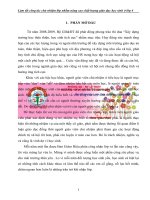 SKKN  làm tốt công tác chủ nhiệm lớp nhằm nâng cao chất lượng giáo dục học sinh ở lớp 4 