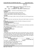 Giáo án địa lí 8  học kì i 