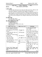 Giáo án số học 6 tuần 11 18 