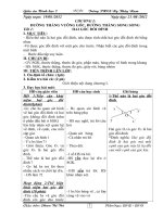 Giáo án hình học 7 tuần 1 5 
