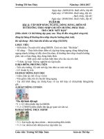 Giáo án cô toàn (thể dục)   tuần 6 (năm học 2016 2017) 