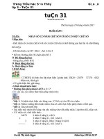 Giáo án cô ngọc (3c)   tuần 31 (năm học 2016 2017) 