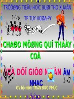 Tiết 32. Học bài hát do địa phương tự chọn