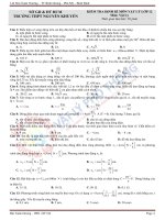 Kiểm tra định kì Nguyến Khuyến Lần 7