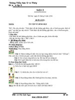 Giáo án cô ngọc (3c)   tuần 3 (năm học 2016 2017) 