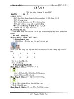 Giáo án cô thu (2c)   tuần 4 (năm học 2017 2018) 