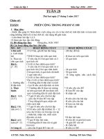 Giáo án cô lành (1c)   tuần 29 (năm học 2016 2017) 