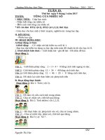 Giáo án cô vân (2a)   tuần 19 (năm học 2016 2017) 