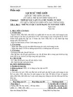 Giáo án sử 8 tuần 1 5 