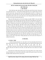 SKKN một số  PHƯƠNG PHÁP dạy học SINH yếu kém có HIỆU QUẢ     GV  DƯƠNG THU HƯƠNG 