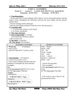 Giáo án anh 9 tuần 6 10 