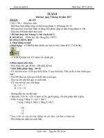 Giáo án cô xuân (2b)   tuần 8 (năm học 2017 2018) 