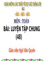 Luyện tập chung Trang 48