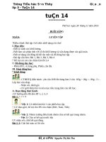 Giáo án cô thu (3b)   tuần 14 (năm học 2016 2017) 