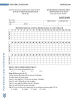 NGUYEN LY KE TOAN HUFI EXAM