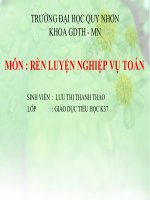 GIÁO ÁN  ĐIỆN TỬ BÀI PHÉP NHÂN LỚP 2