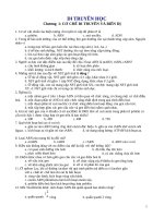 730 câu hỏi trắc nghiệm môn sinh học theo chương 