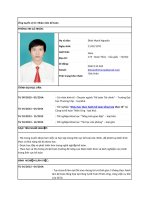 Mẫu CV xin việc kế toán cho sinh viên mới ra trường hay nhất CV xin viec ke toan